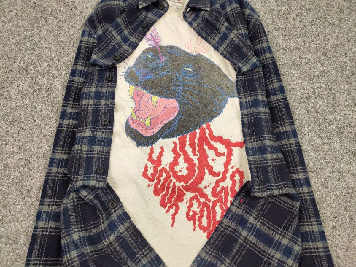 Flannel Vintage Flannel Shirt Travis Scott Style Size US S / EU 44-46 / 1 - 5 Thumbnail