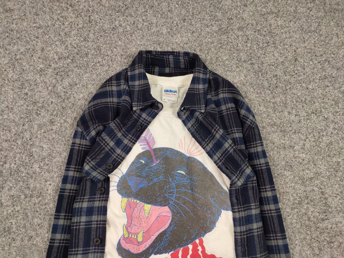 Flannel Vintage Flannel Shirt Travis Scott Style Size US S / EU 44-46 / 1 - 3 Thumbnail