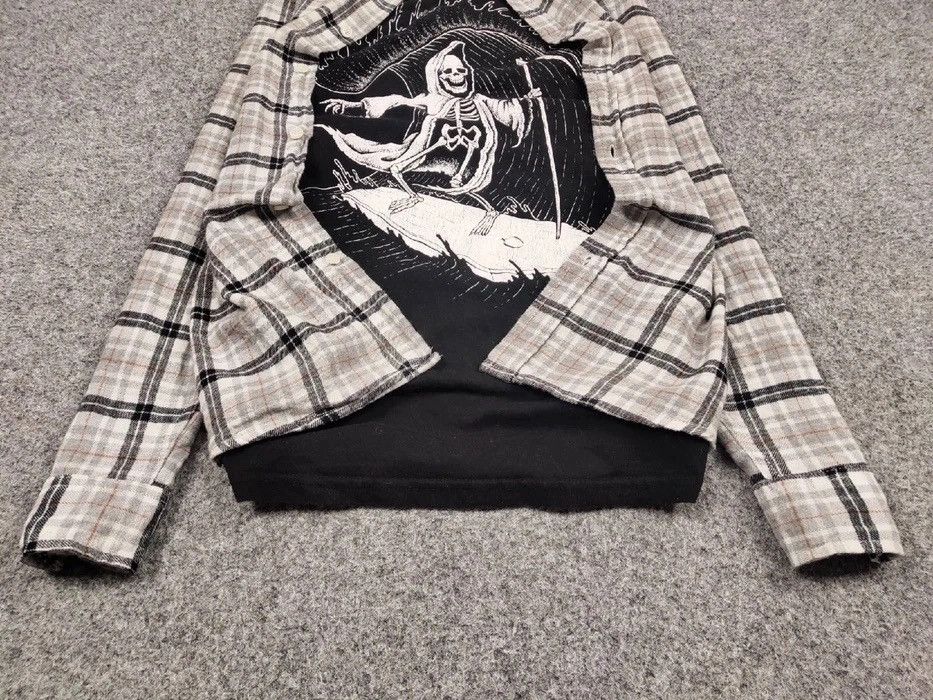 Flannel Vintage Flannel Shirt Travis Scott Style Size US S / EU 44-46 / 1 - 5 Thumbnail