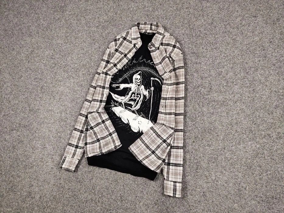 Flannel Vintage Flannel Shirt Travis Scott Style Size US S / EU 44-46 / 1 - 3 Thumbnail