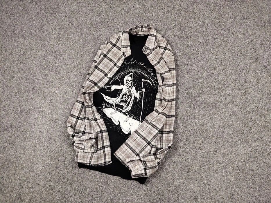 Flannel Vintage Flannel Shirt Travis Scott Style Size US S / EU 44-46 / 1 - 9 Thumbnail