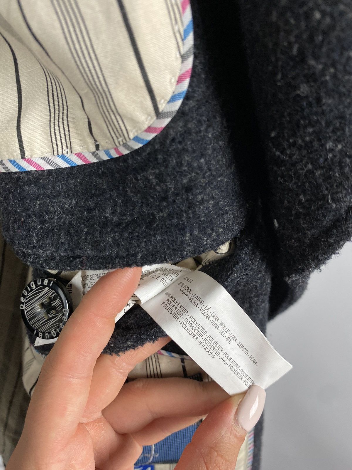 Desigual Desigual jacket coat designer streetwear size L Size US L / EU 52-54 / 3 - 7 Thumbnail