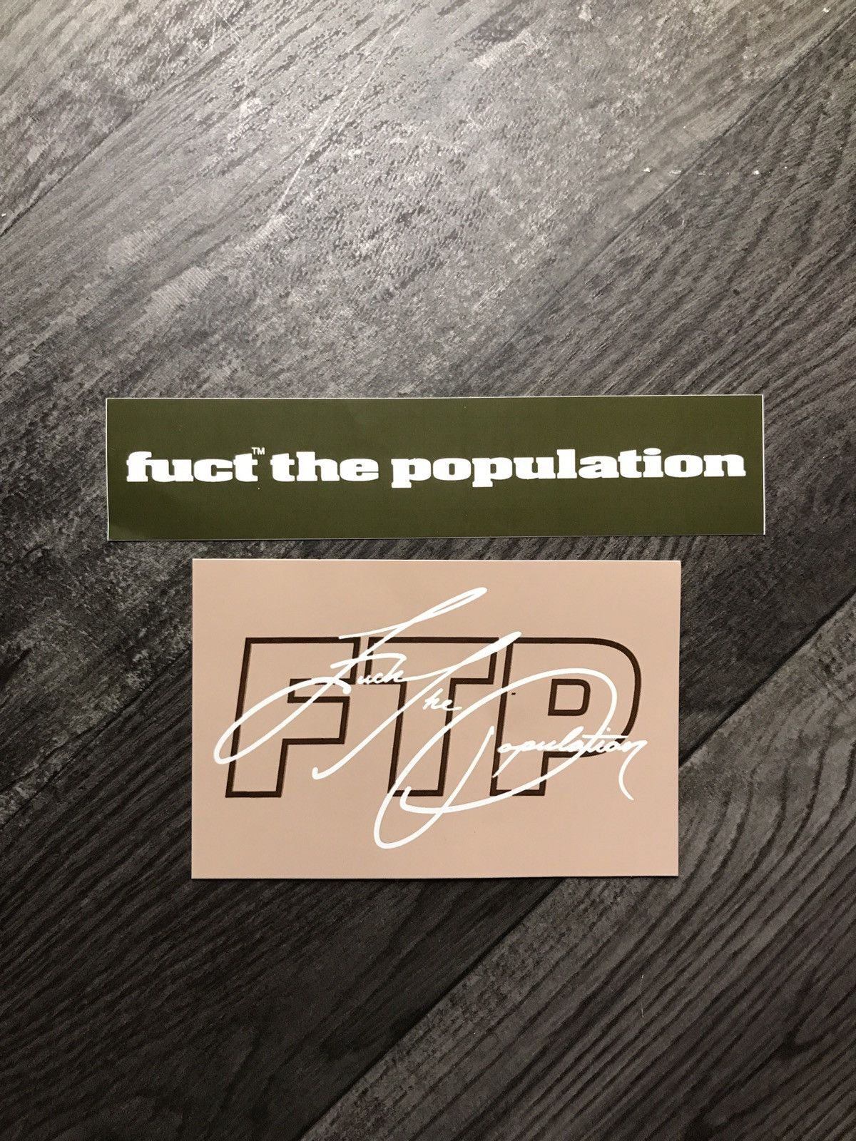Fuck The Population FTP Fuck The Population Stickers Size ONE SIZE - 1 Thumbnail