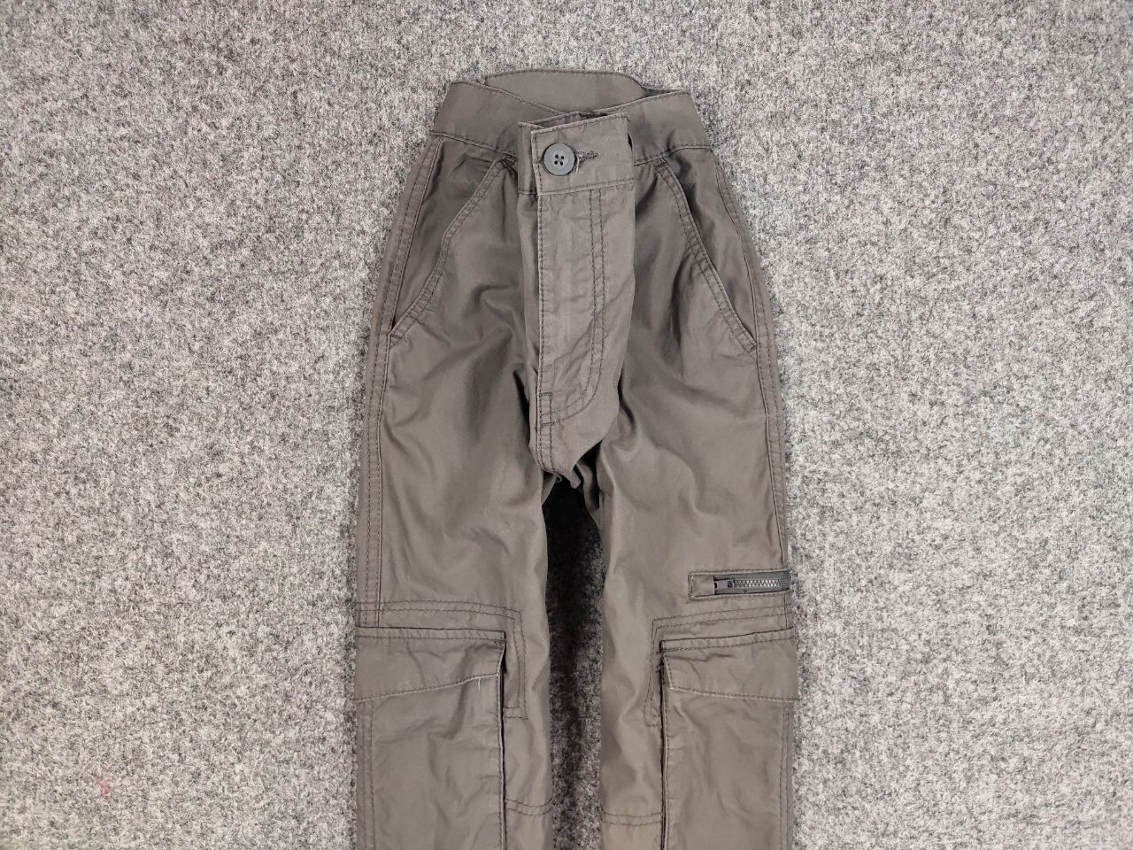 Japanese Brand Vintage 90's Cargo Pants Travis Scott Japan Zip Pocket Gray Size US 36 / EU 52 - 7 Thumbnail