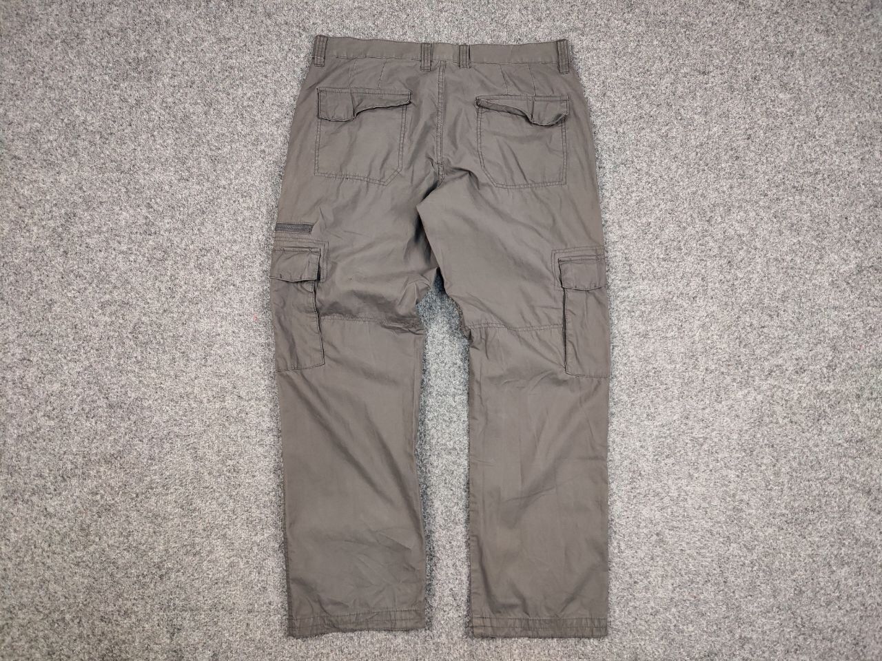 Japanese Brand Vintage 90's Cargo Pants Travis Scott Japan Zip Pocket Gray Size US 36 / EU 52 - 14 Thumbnail