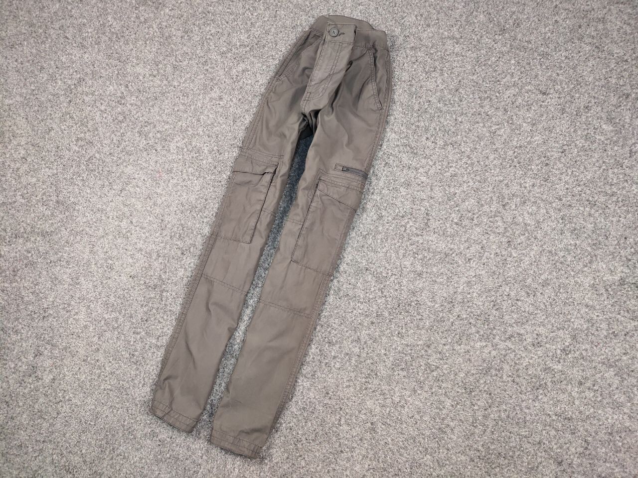 Japanese Brand Vintage 90's Cargo Pants Travis Scott Japan Zip Pocket Gray Size US 36 / EU 52 - 3 Thumbnail