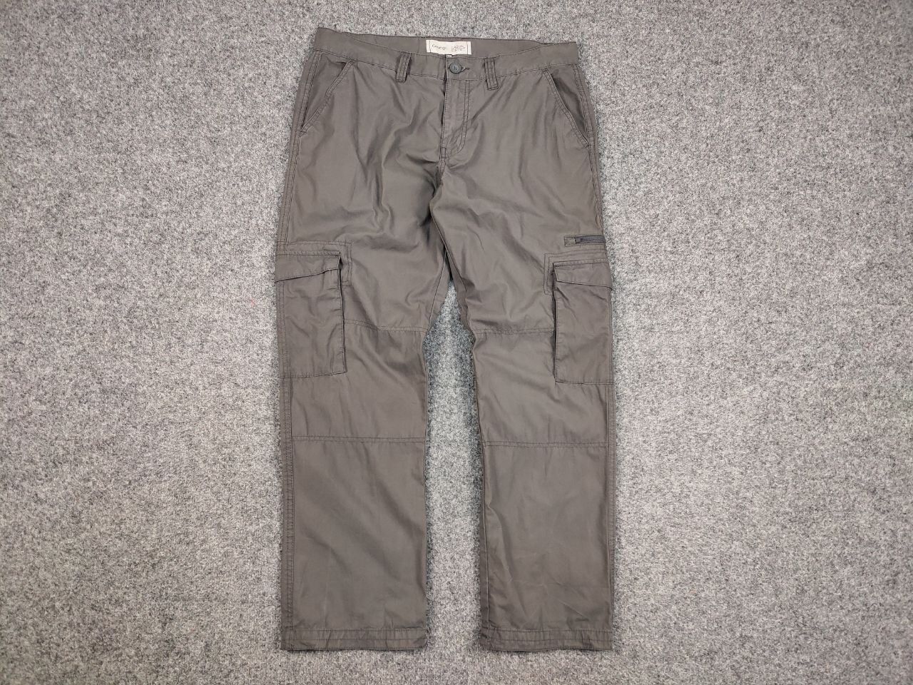 Japanese Brand Vintage 90's Cargo Pants Travis Scott Japan Zip Pocket Gray Size US 36 / EU 52 - 13 Thumbnail