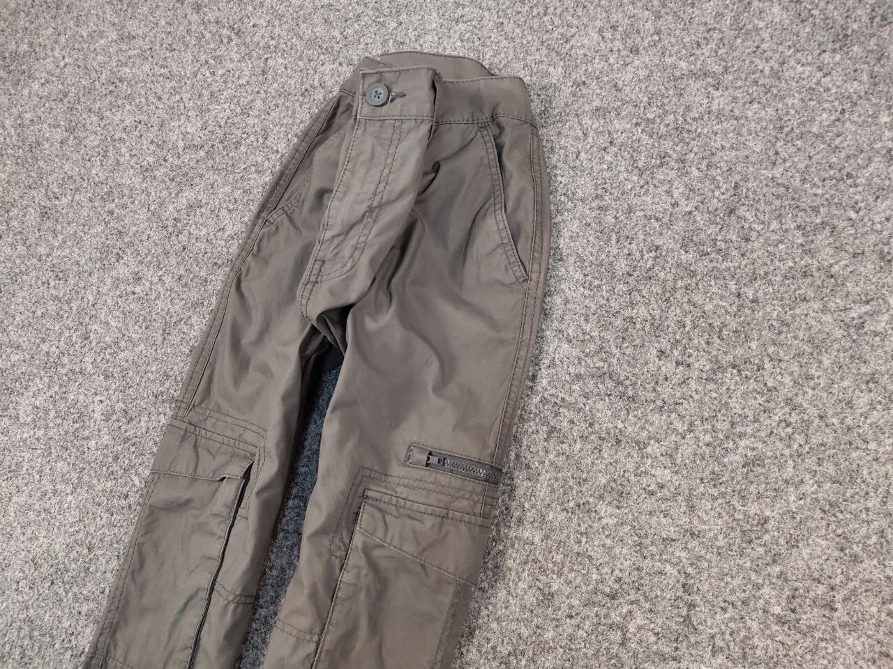 Japanese Brand Vintage 90's Cargo Pants Travis Scott Japan Zip Pocket Gray Size US 36 / EU 52 - 4 Thumbnail