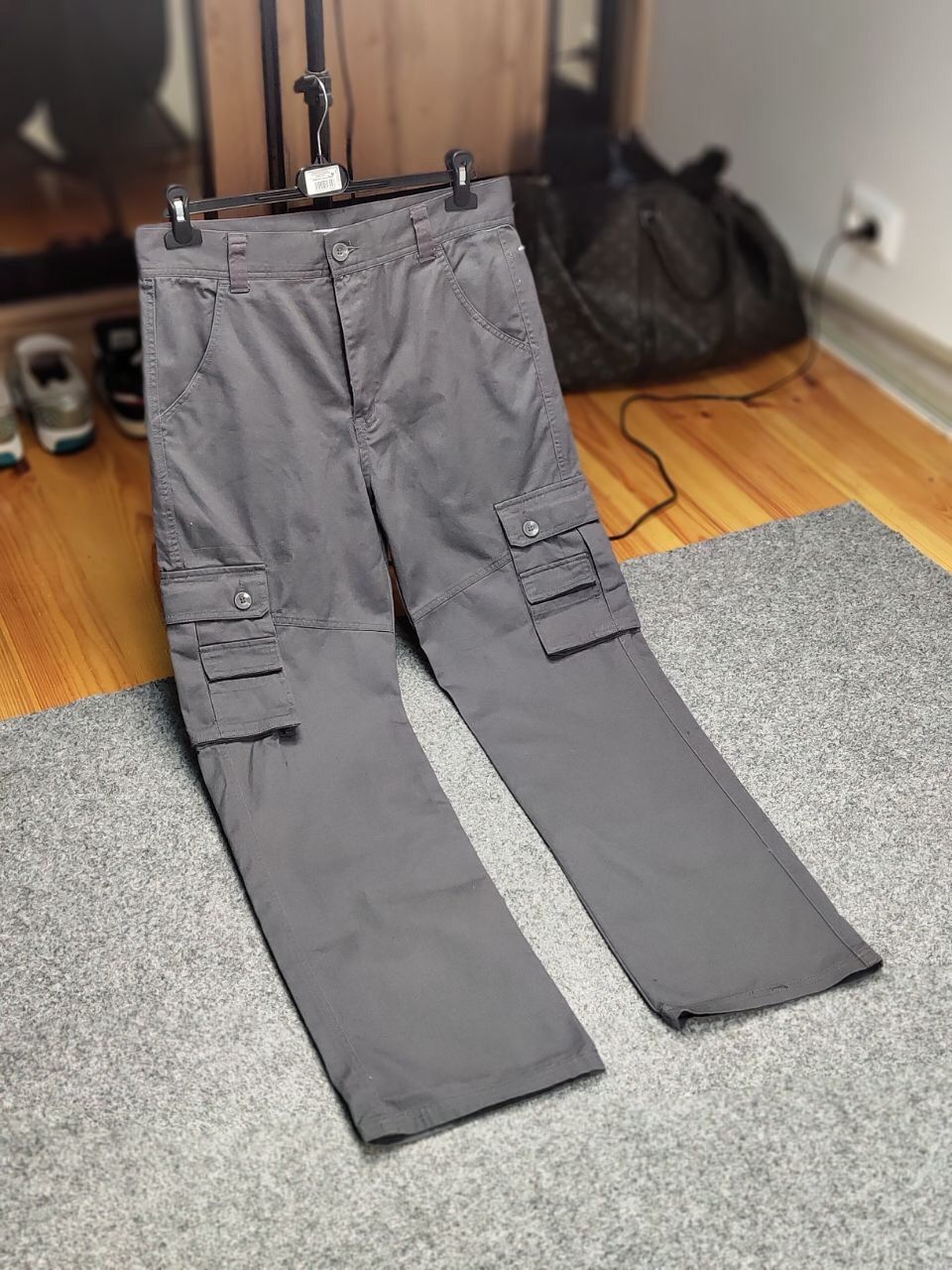 Japanese Brand Vintage Cargo Pants Travis Scott Japan Zip Pocket Gray Size US 32 / EU 48 - 19 Thumbnail