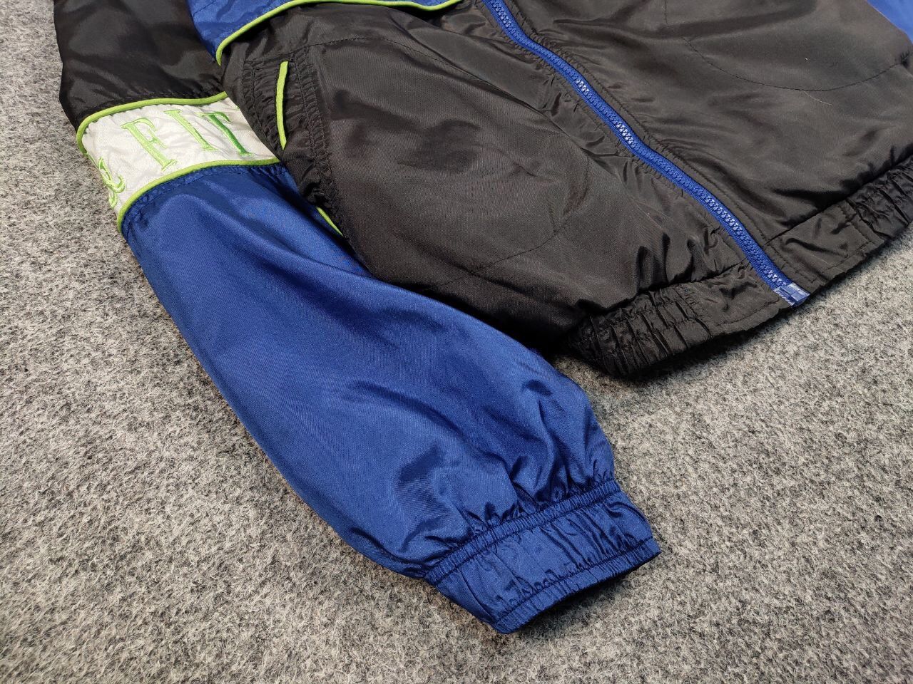Nike Vintage 90's Nike Nylon Drill Big Embroidered Track Jacket Size US L / EU 52-54 / 3 - 6 Thumbnail