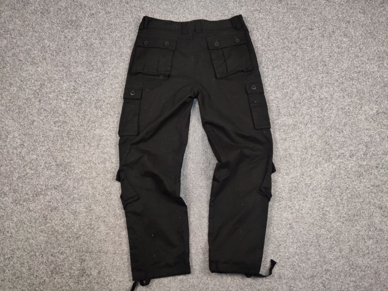 Japanese Brand Vintage Japan Multi Pocket Cargo Black Pants Travis Scott Size US 34 / EU 50 - 15 Thumbnail