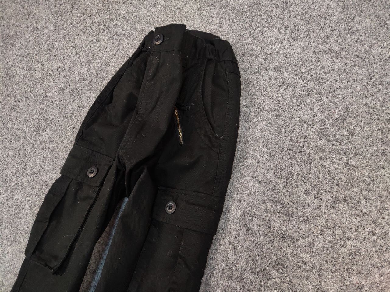 Japanese Brand Vintage Japan Multi Pocket Cargo Black Pants Travis Scott Size US 34 / EU 50 - 4 Thumbnail