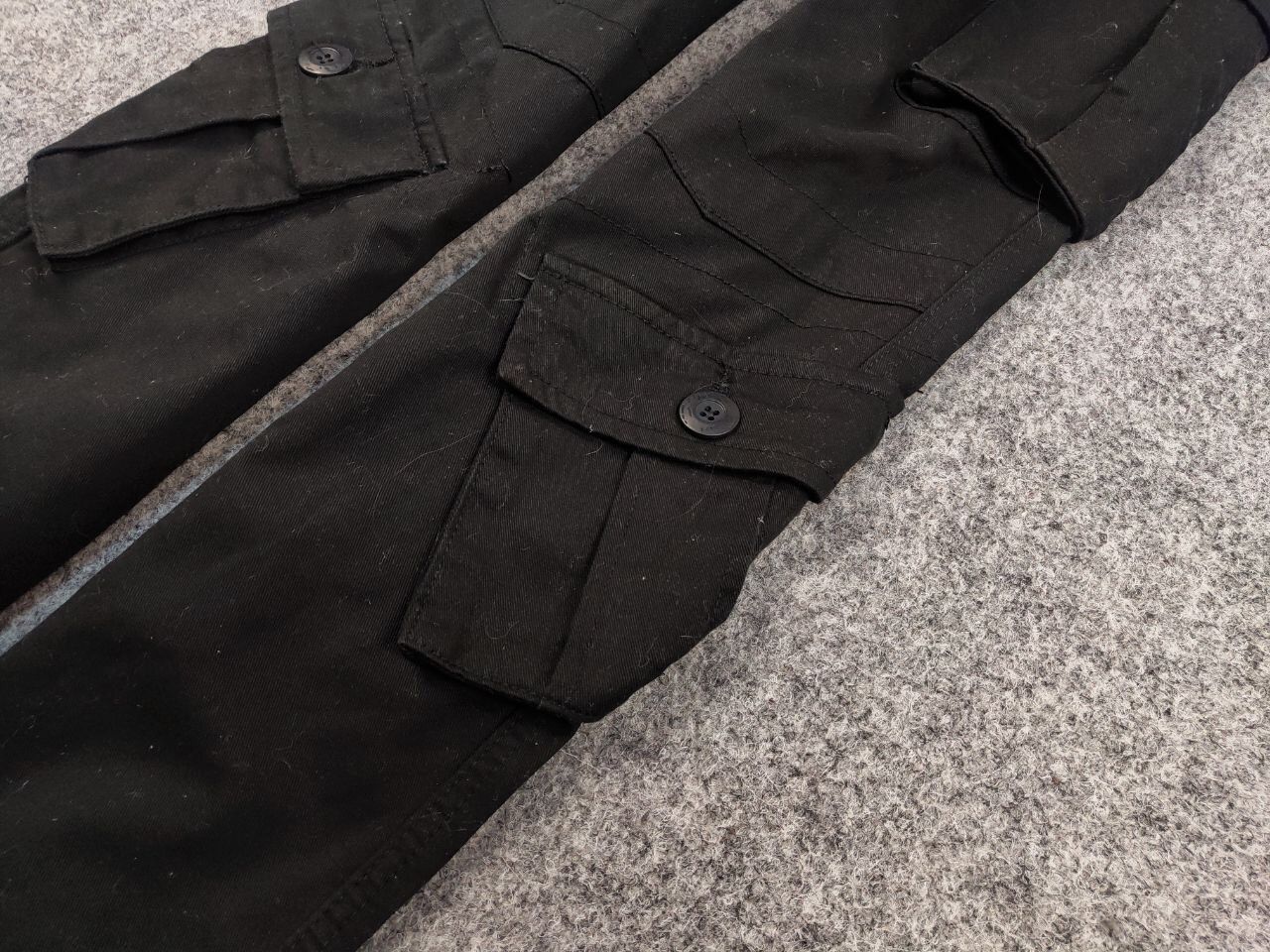 Japanese Brand Vintage Japan Multi Pocket Cargo Black Pants Travis Scott Size US 34 / EU 50 - 6 Thumbnail
