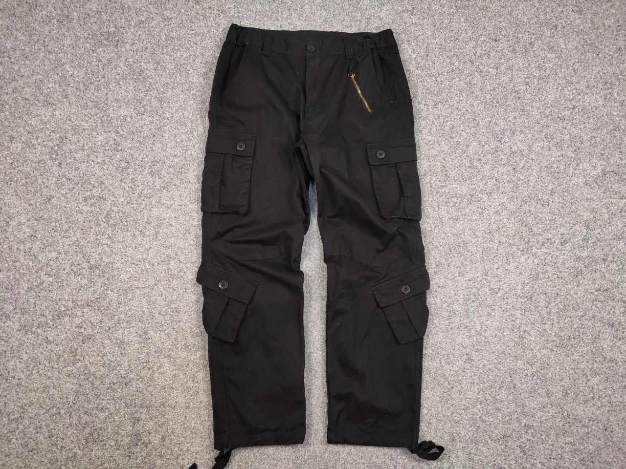 Japanese Brand Vintage Japan Multi Pocket Cargo Black Pants Travis Scott Size US 34 / EU 50 - 14 Thumbnail
