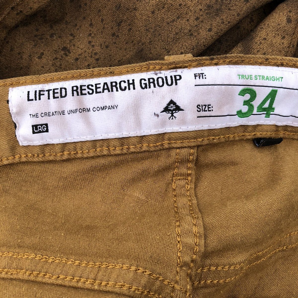 JNCO LRG Mudwash Painted Pants Grunge Fashion Straight Leg Size US 34 / EU 50 - 8 Thumbnail
