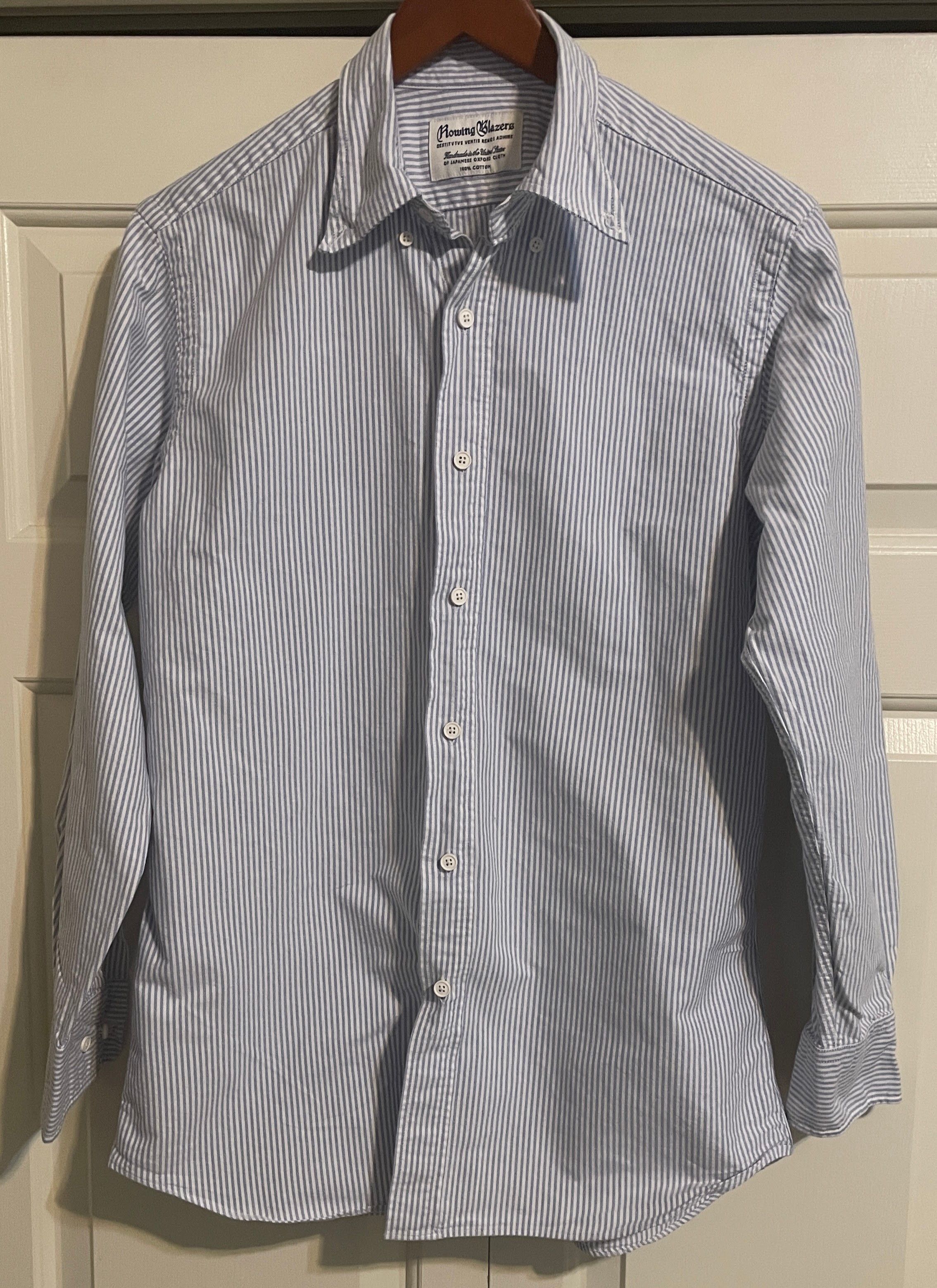 Rowing Blazers Oxford Cloth Button Down OCBD Striped Shirt | Grailed