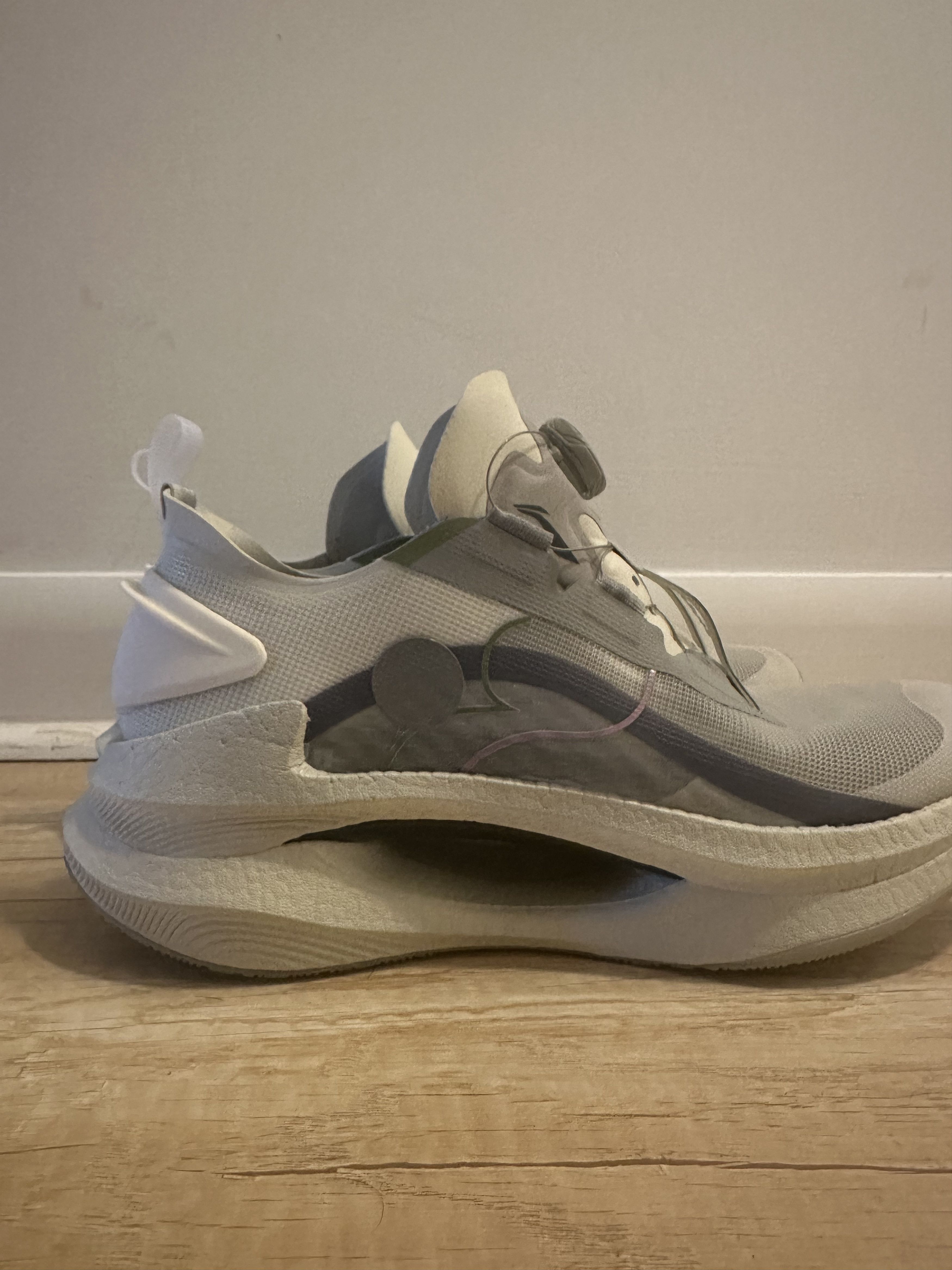Li-Ning Li-Ning x Soulland White Shadow Sneakers Size US 10.5 / EU 43-44 - 4 Thumbnail