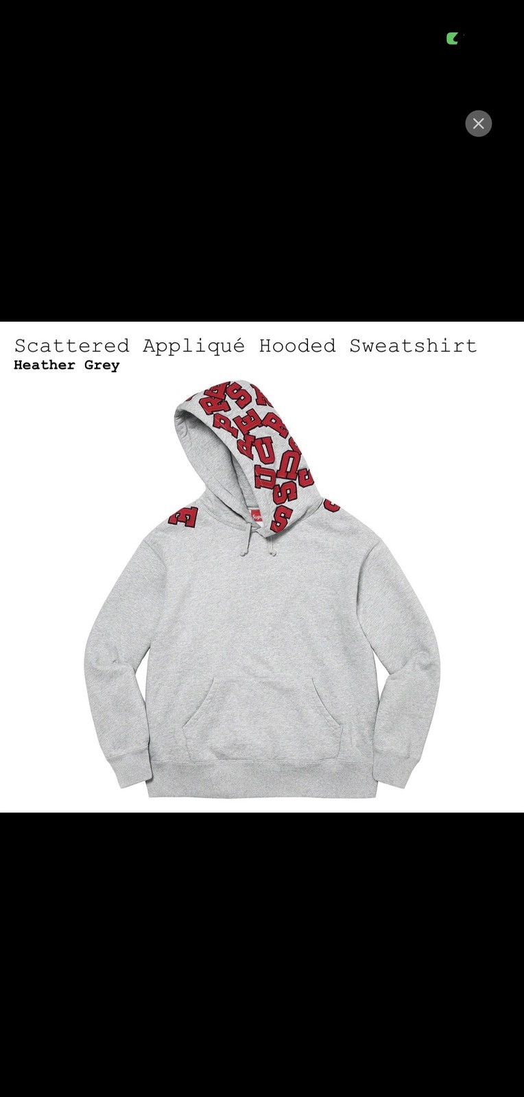 Supreme Supreme Scattered Appliqué Hoodie | Grailed