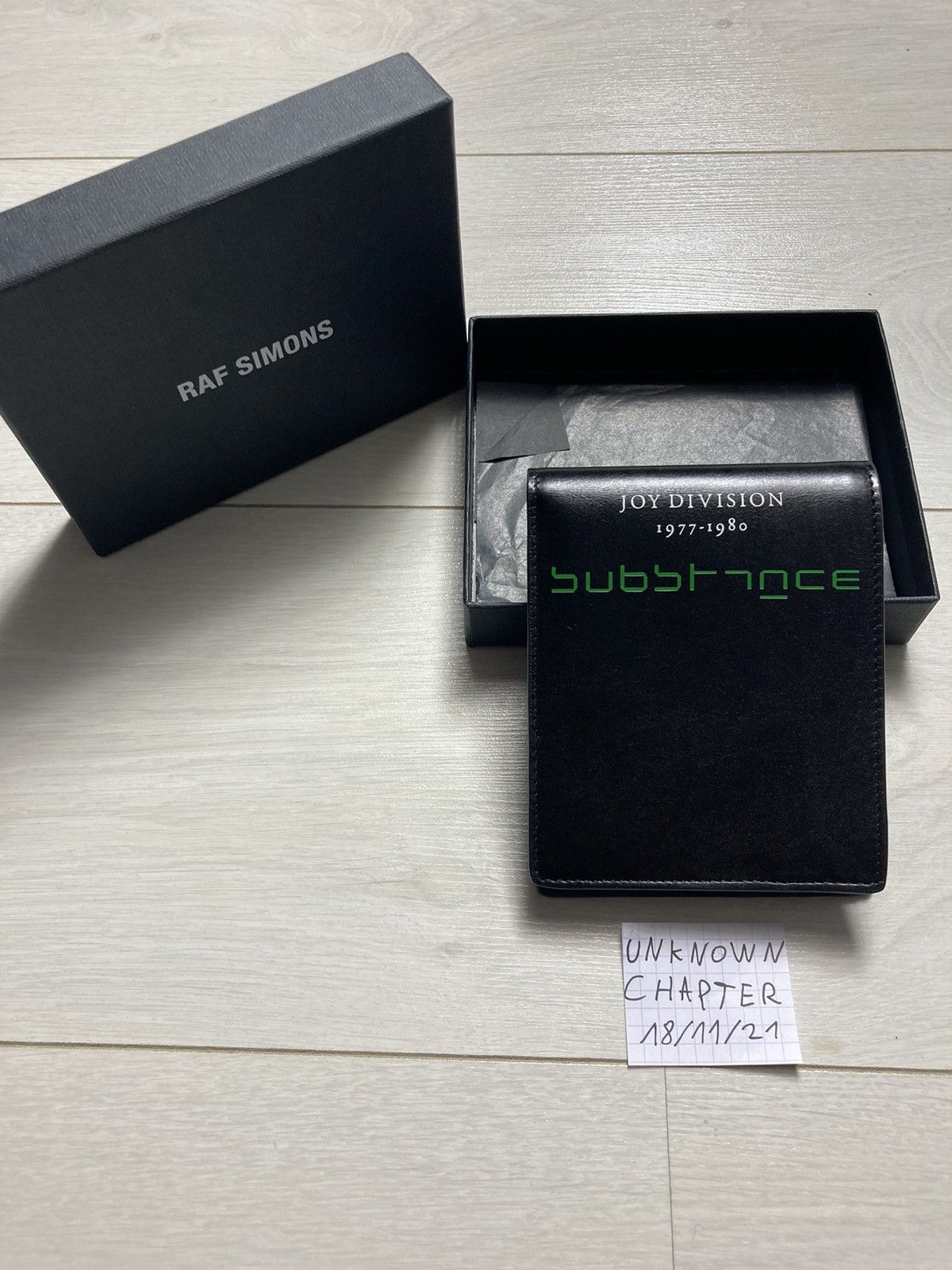 Raf Simons BNWT SS18 RAF SIMONS JOY DIVISION WALLET | Grailed