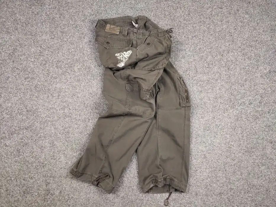 Japanese Brand Vintage 90's Cargo Pants Travis Scott Japan Zip Pocket Size US 34 / EU 50 - 7 Thumbnail