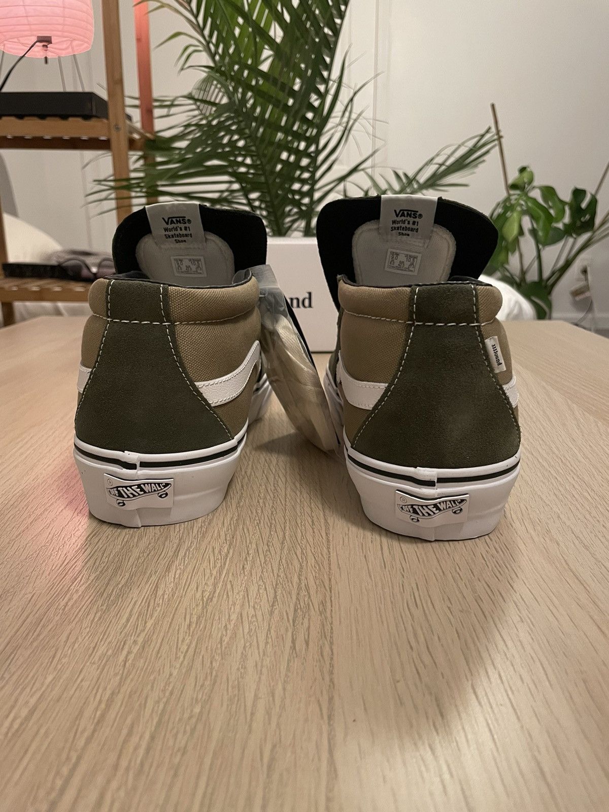 JJJJound × Vans Jjjjound Sk8 Mid Vault Vans Green Size US 9 / EU 42 - 4 Thumbnail