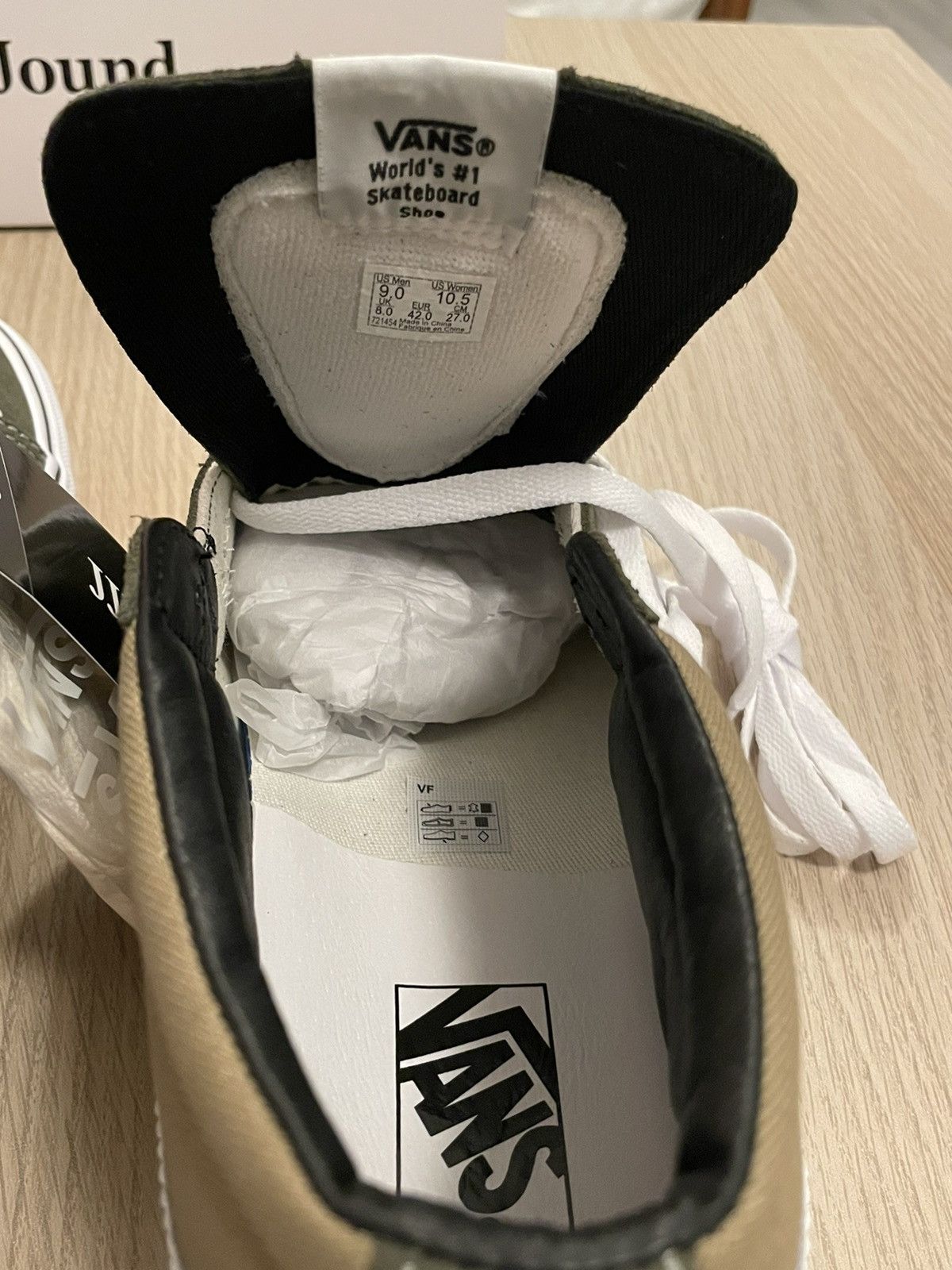 JJJJound × Vans Jjjjound Sk8 Mid Vault Vans Green Size US 9 / EU 42 - 6 Thumbnail
