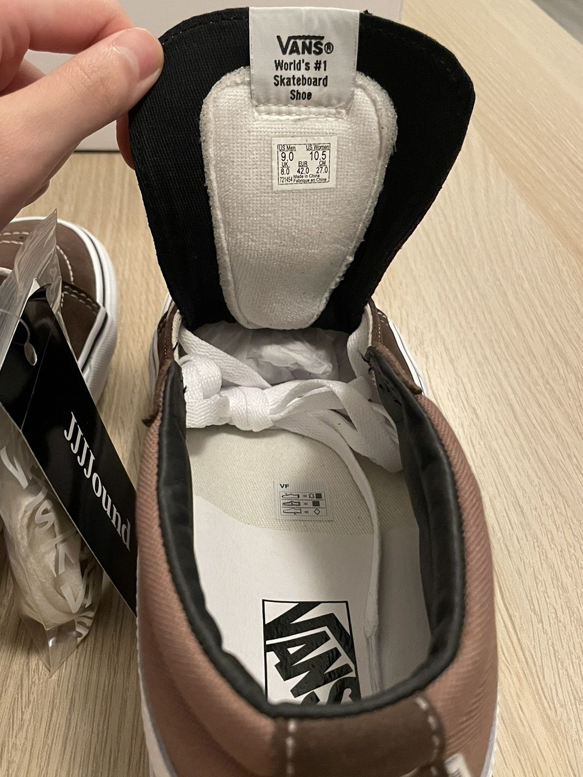 JJJJound × Vans Jjjjound Sk8 Mid Vault Vans Brown Size US 9 / EU 42 - 6 Thumbnail