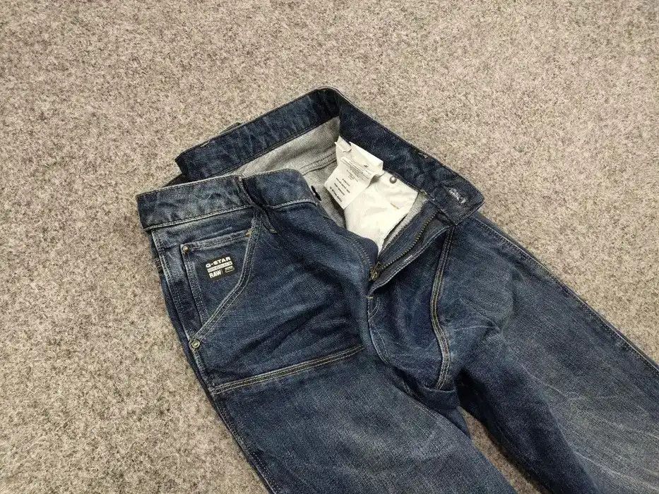 G-Star Vintage G Star Raw 5620 Mid Skinny Denim Blue Jeans Size 31" - 8 Thumbnail
