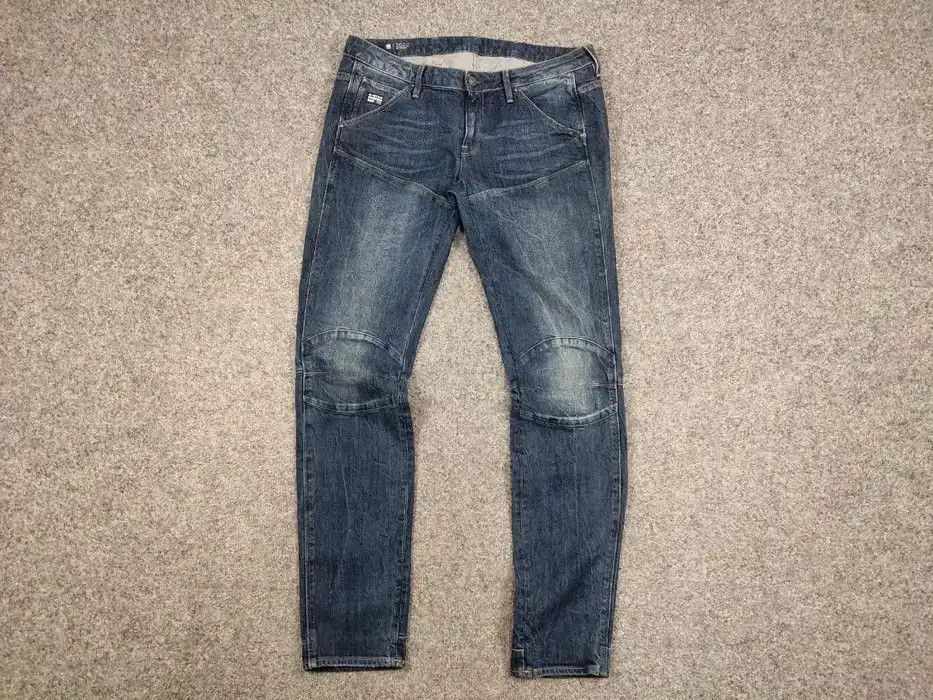 G-Star Vintage G Star Raw 5620 Mid Skinny Denim Blue Jeans Size 31" - 5 Thumbnail