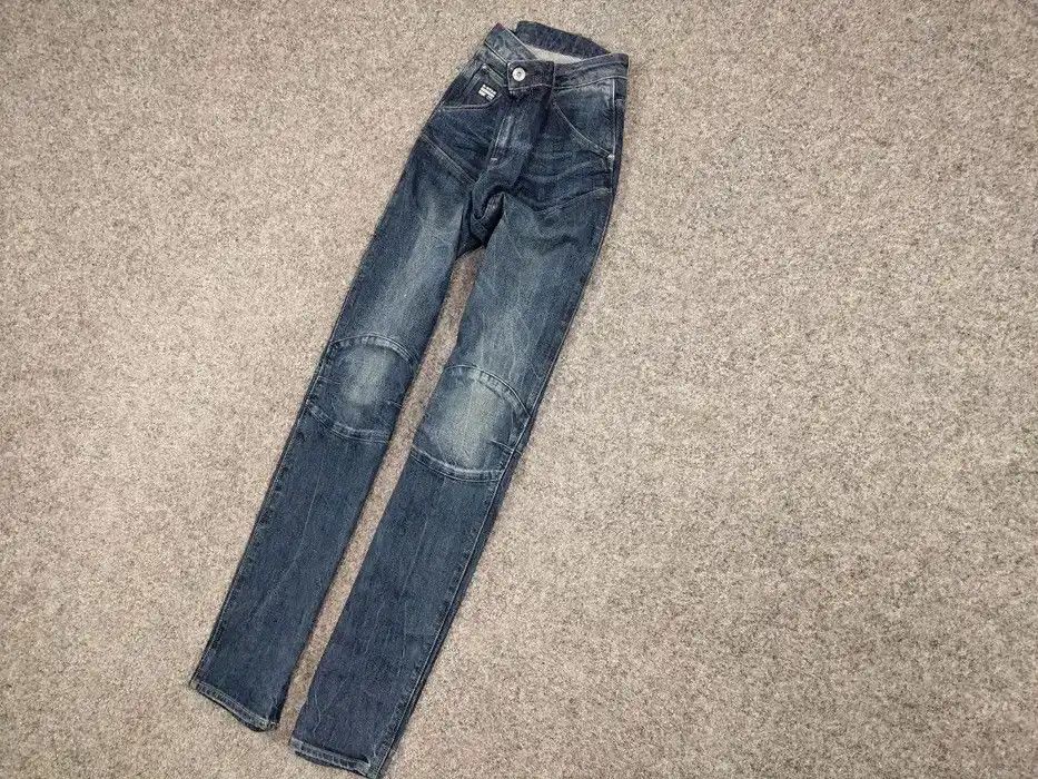 G-Star Vintage G Star Raw 5620 Mid Skinny Denim Blue Jeans Size 31" - 2 Thumbnail