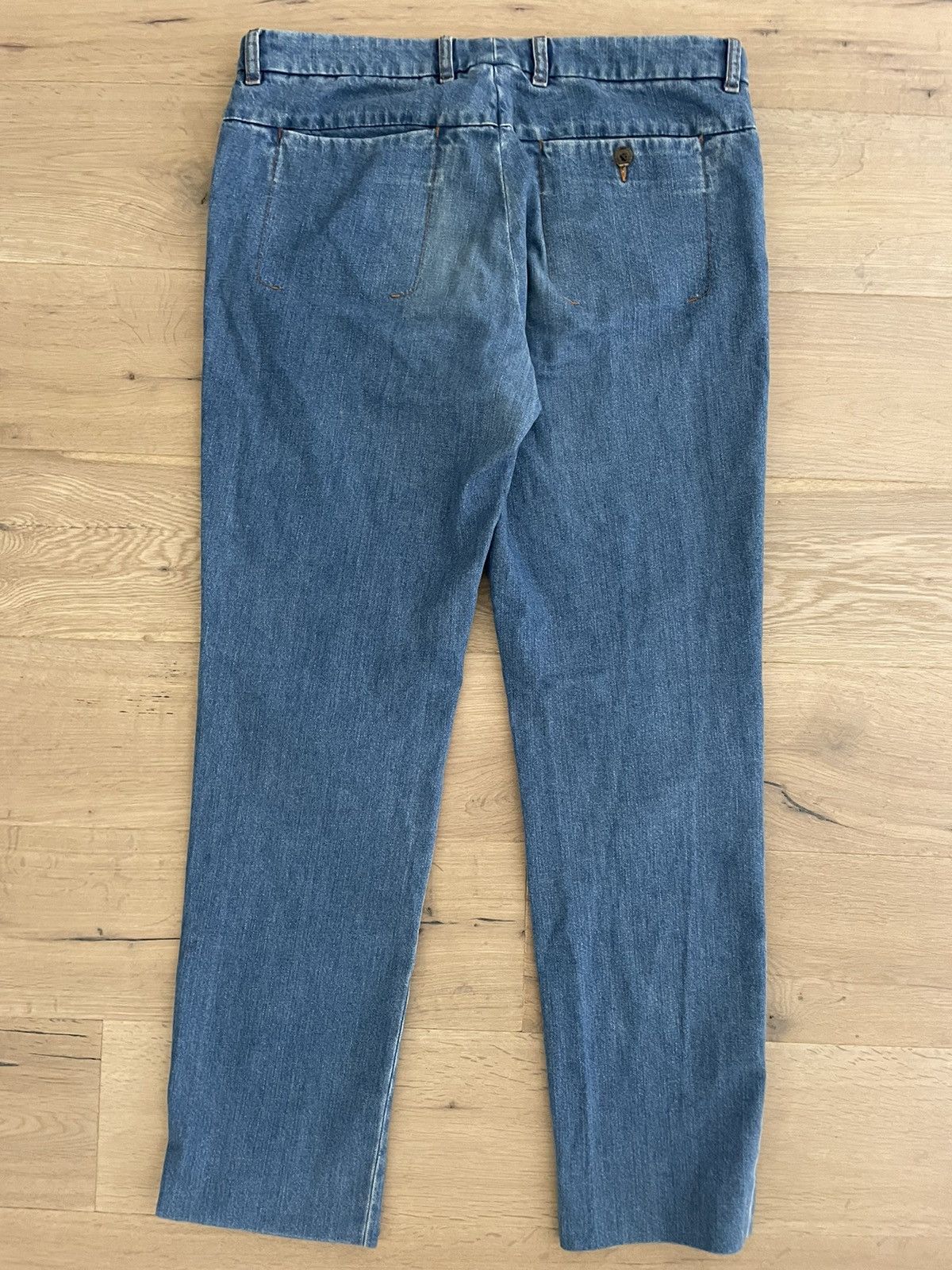 Maison Margiela 2012 Maison Margiela Washed Blue Denim Size US 32 / EU 48 - 2 Thumbnail