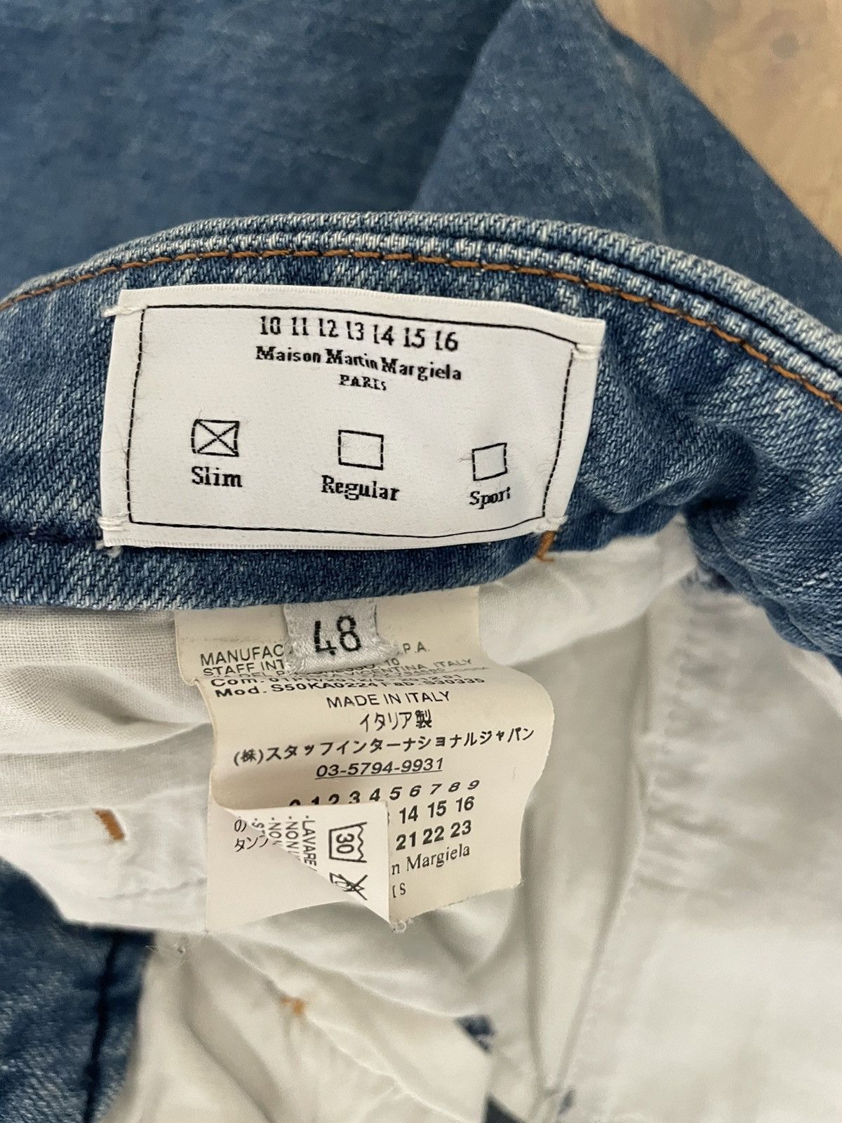 Maison Margiela 2012 Maison Margiela Washed Blue Denim Size US 32 / EU 48 - 7 Thumbnail
