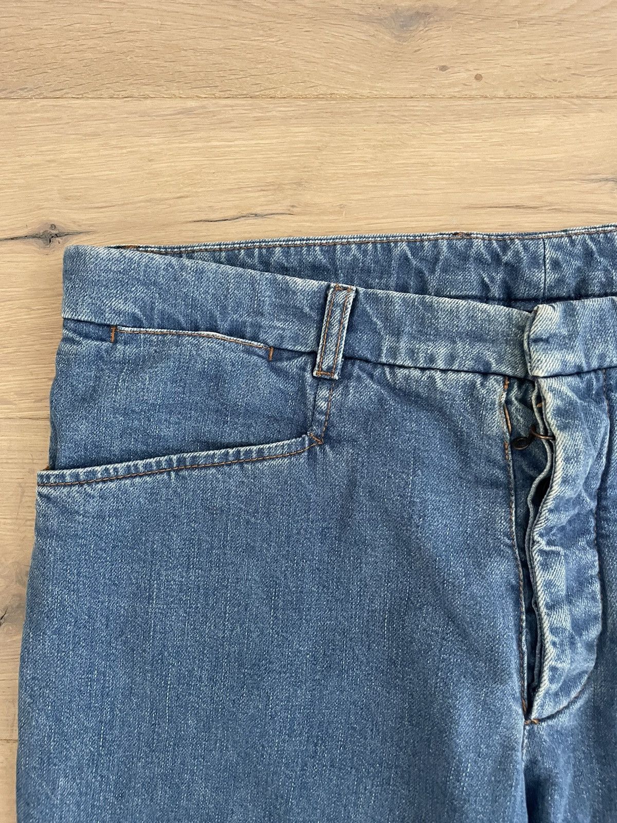 Maison Margiela 2012 Maison Margiela Washed Blue Denim Size US 32 / EU 48 - 4 Thumbnail