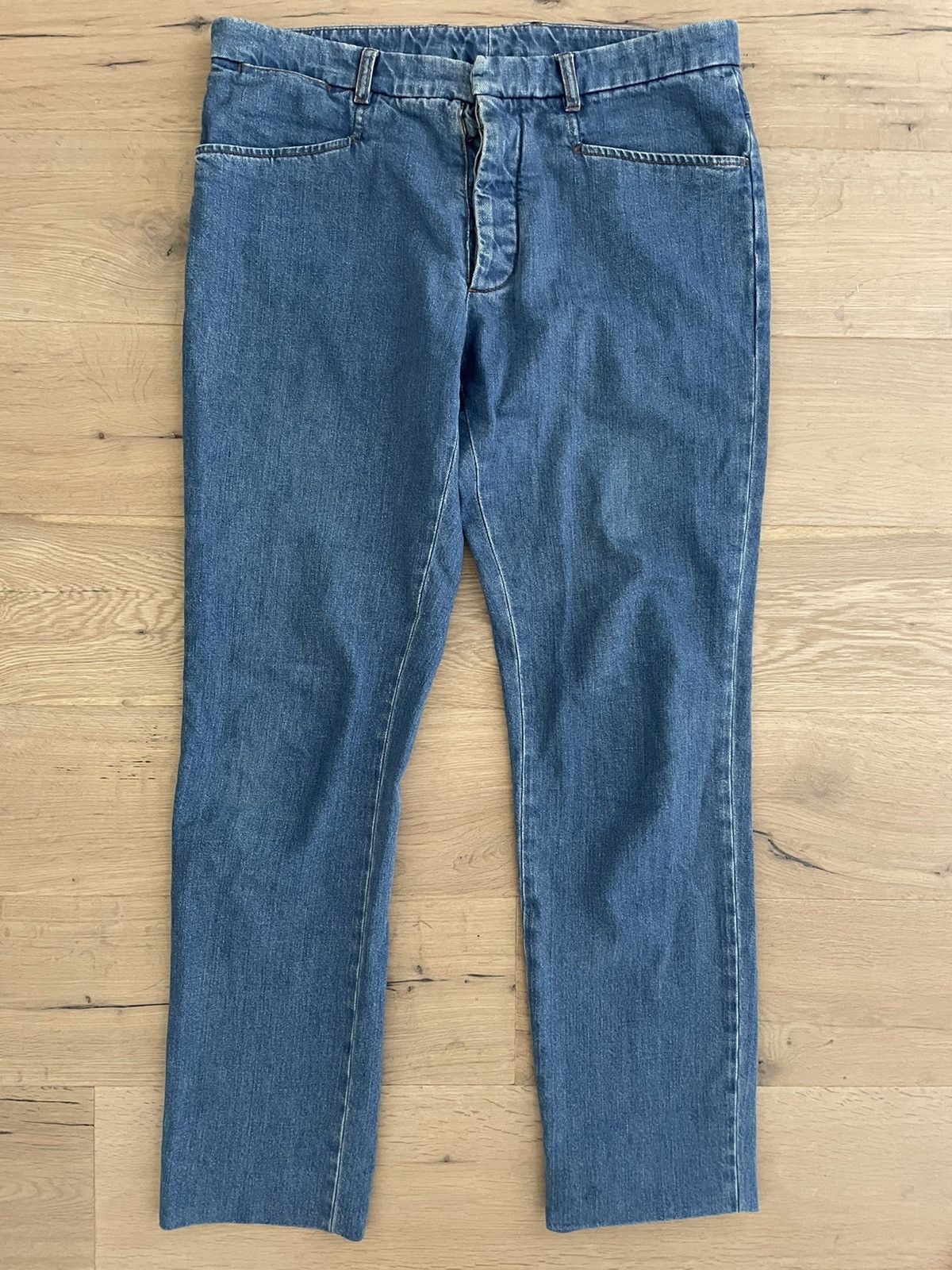 Maison Margiela 2012 Maison Margiela Washed Blue Denim Size US 32 / EU 48 - 1 Thumbnail
