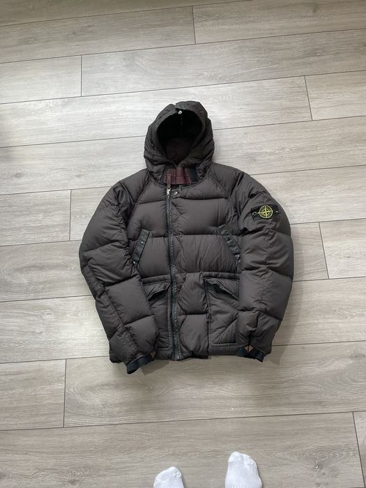 Stone Island Brown Stone Island A/W 07 Goose Down Opaque Puffer