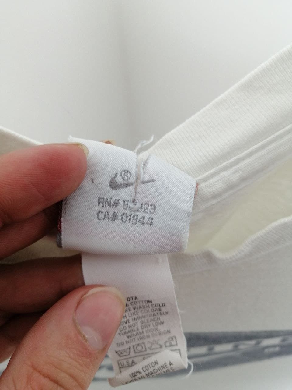 Nike × Vintage Nike Vintage Streetwear t-shirt center swoosh logo Size US M / EU 48-50 / 2 - 6 Thumbnail
