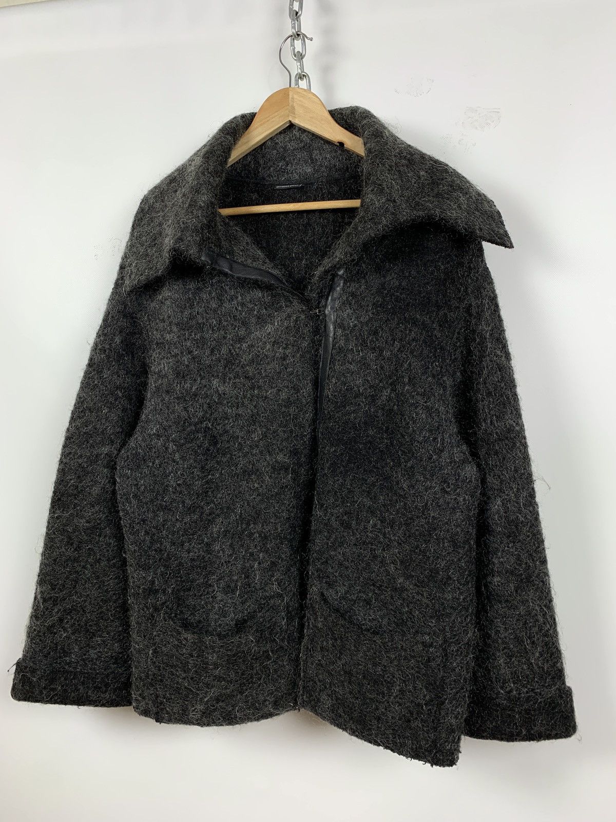 Annette Gortz Annette Gortz Women’s Wool/Mohair Cardigan Sweater Size M / US 6-8 / IT 42-44 - 6 Thumbnail