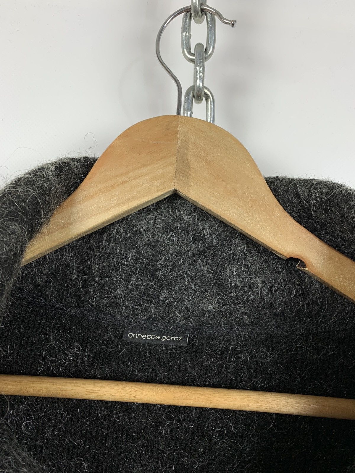 Annette Gortz Annette Gortz Women’s Wool/Mohair Cardigan Sweater Size M / US 6-8 / IT 42-44 - 17 Thumbnail