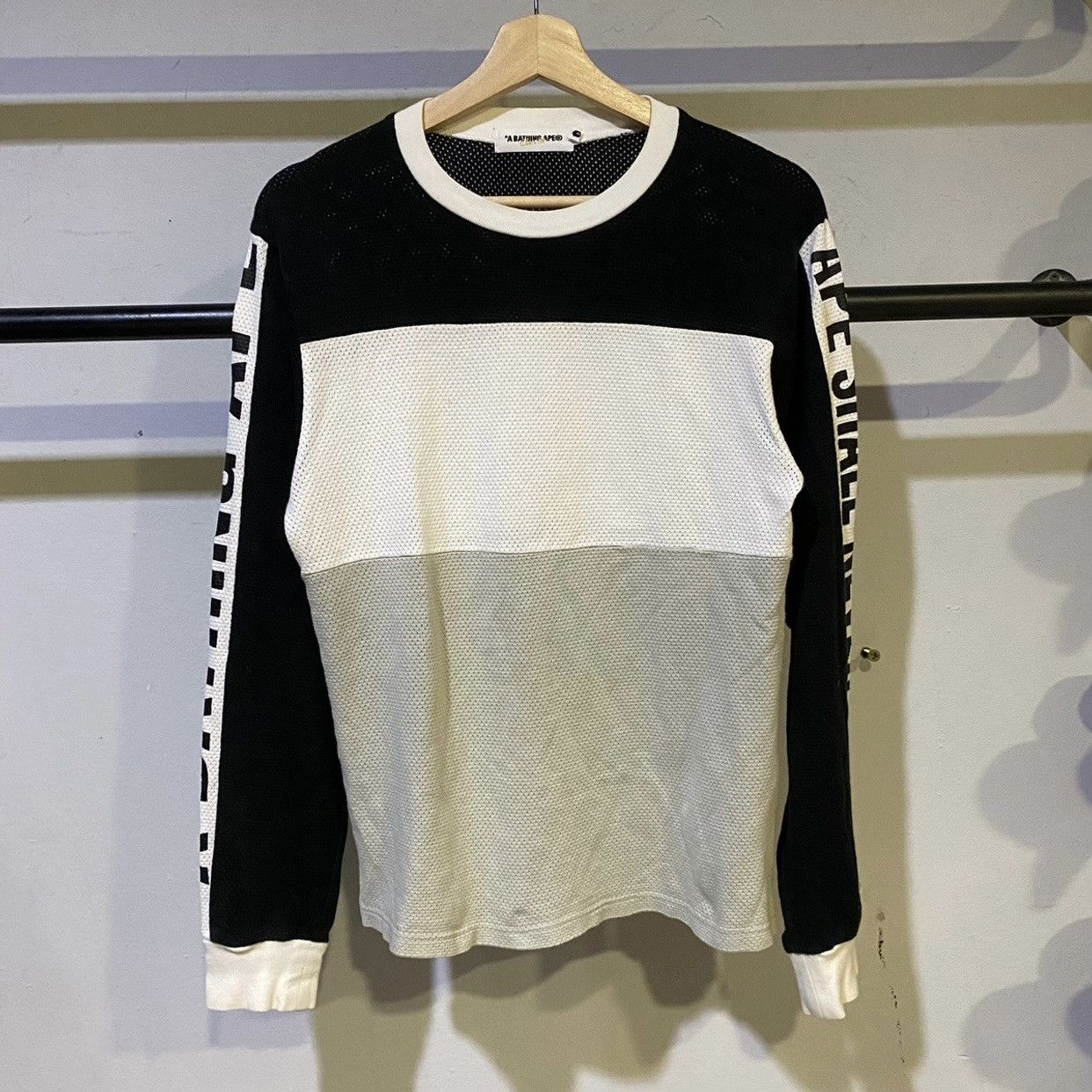 Bape A Bathing Ape “Ape Shall Never Kill Ape” Long Sleeve T-Shirt Size US S / EU 44-46 / 1 - 2 Thumbnail