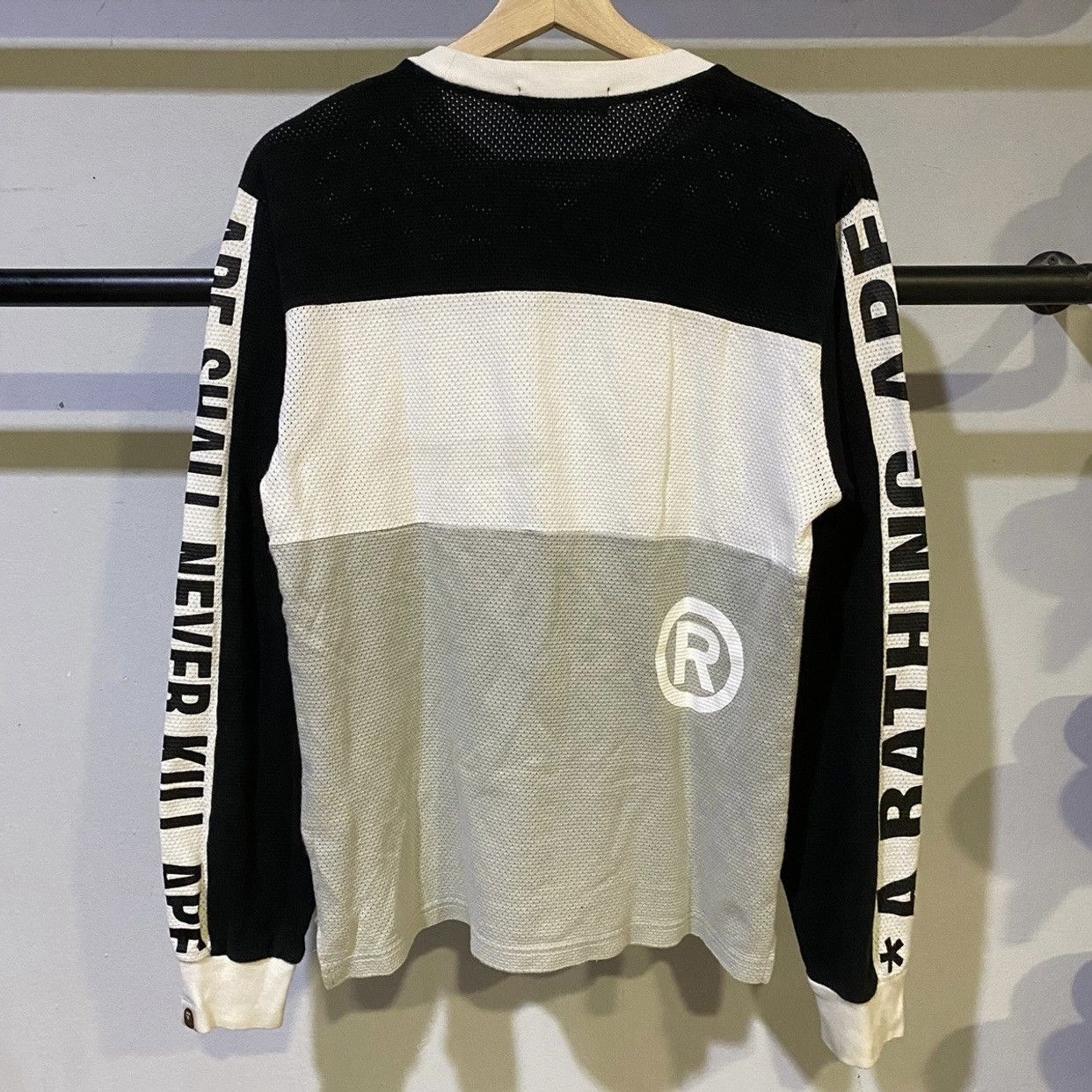 Bape A Bathing Ape “Ape Shall Never Kill Ape” Long Sleeve T-Shirt Size US S / EU 44-46 / 1 - 1 Thumbnail