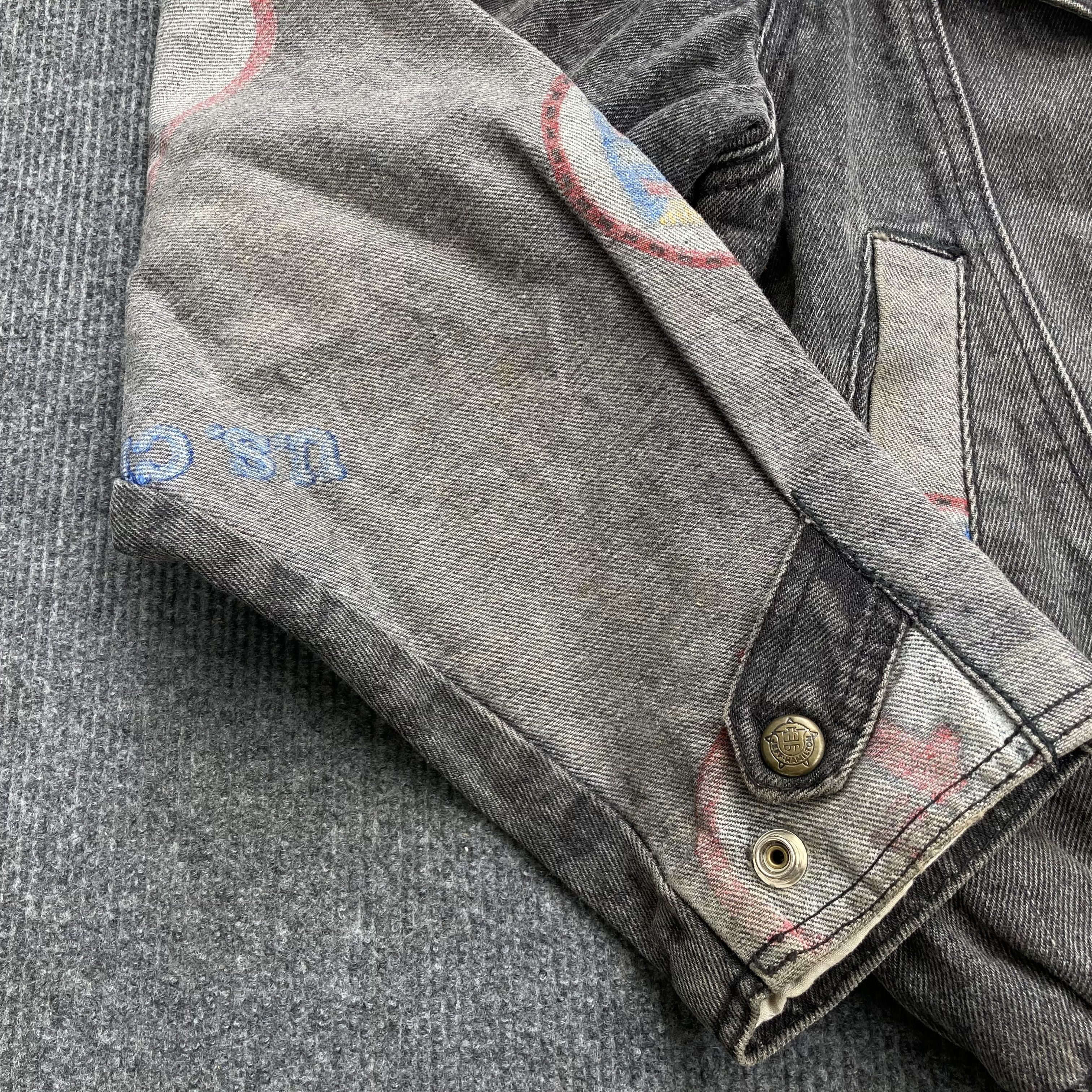 Designer × Jeff Hamilton × Vintage Vtg Major Jeff Hamilton 90s 80s Jeans Jacket Size US M / EU 48-50 / 2 - 6 Thumbnail