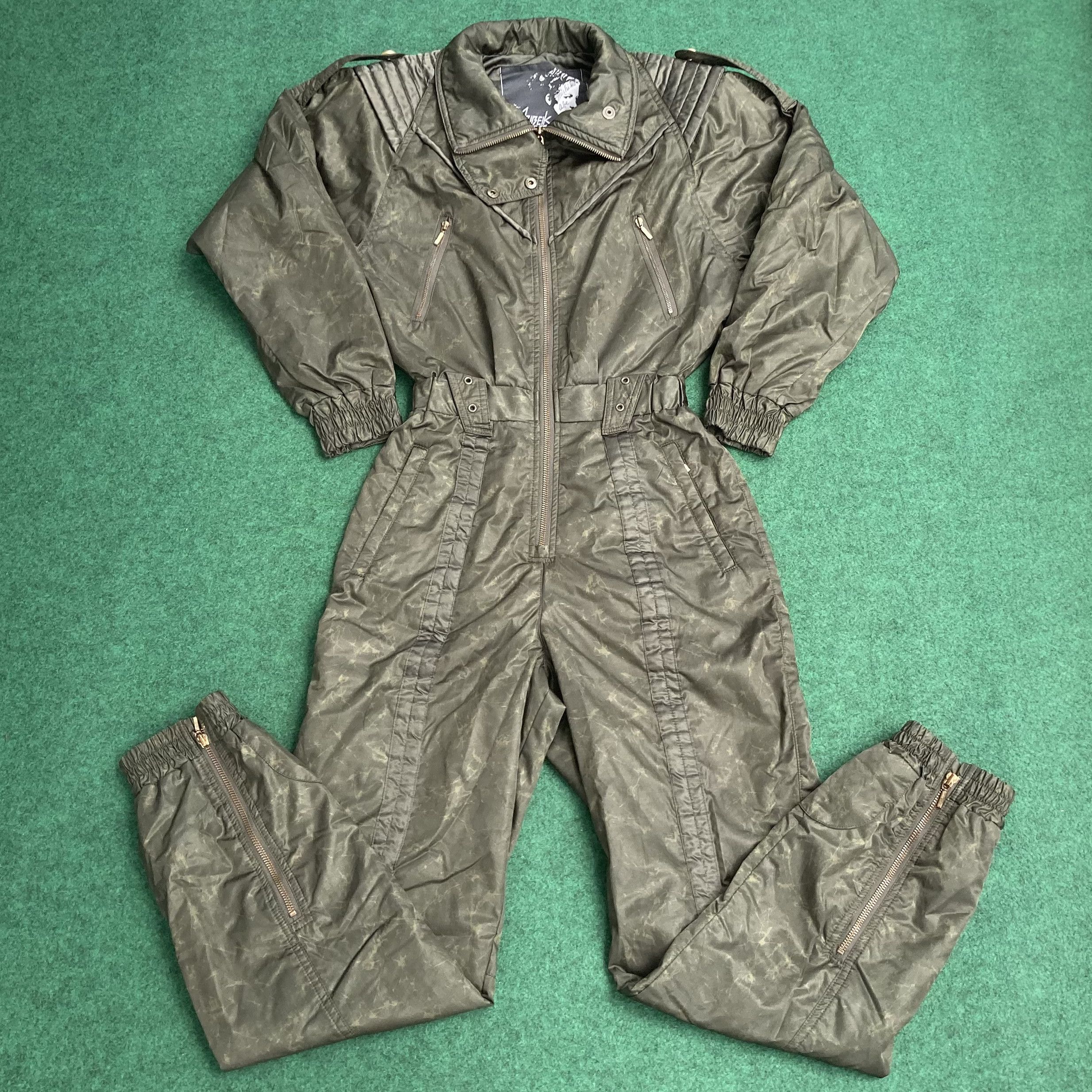 Michiko Abe 90s Workwear Women Coverall Pants Jeans