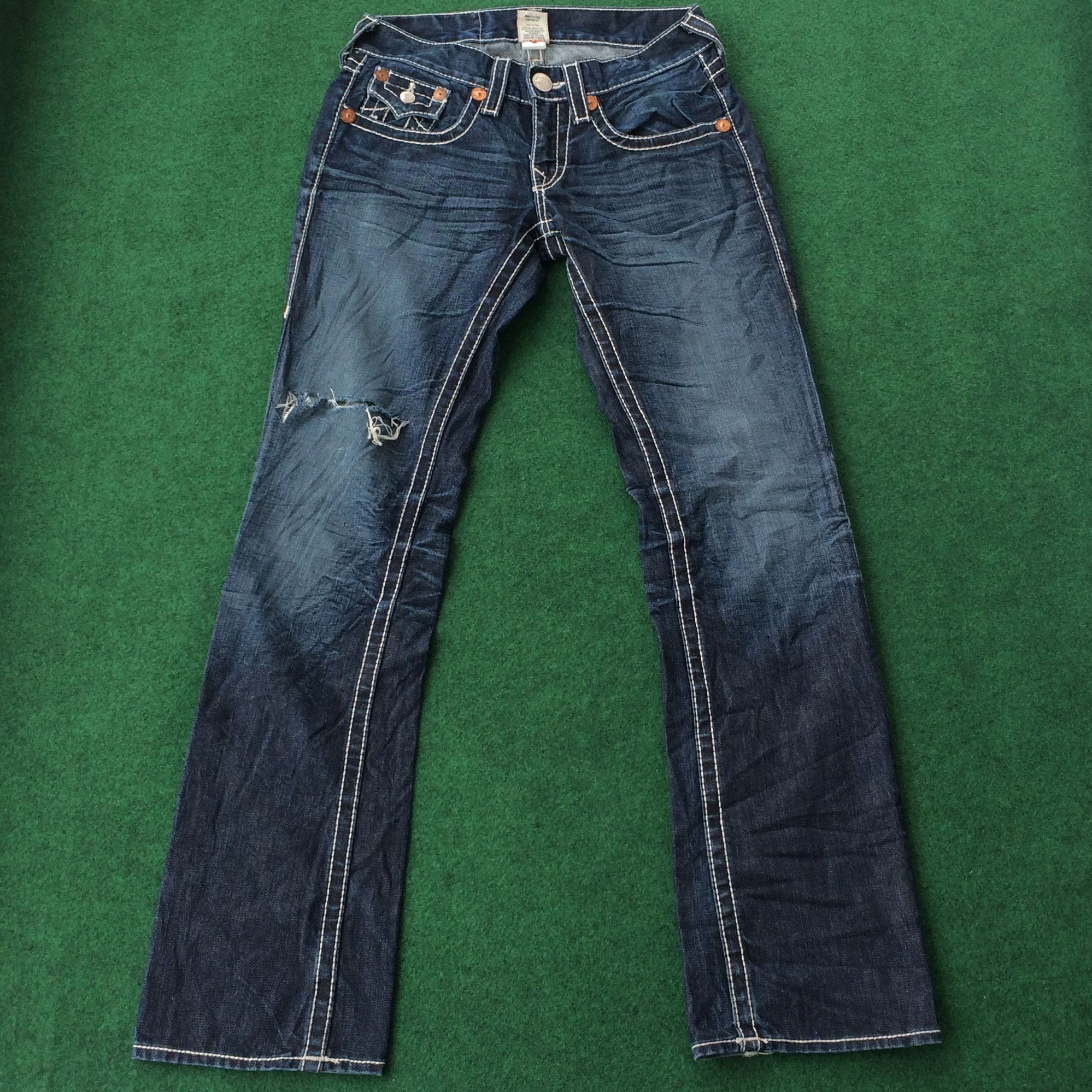 Vtg True Religion Rickey Big T Ripped Jeans