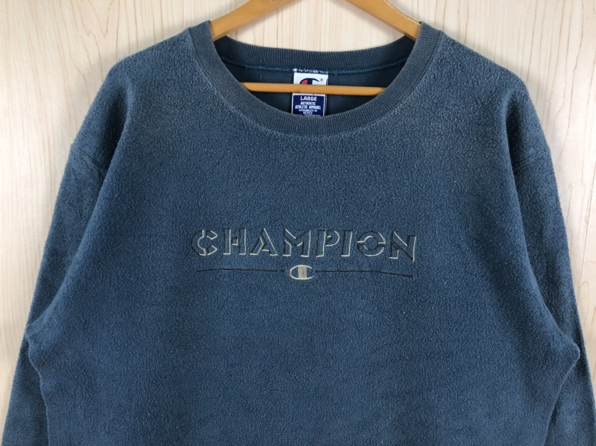 Champion Vintage Champion Center Logo Sweatshirt Size US L / EU 52-54 / 3 - 3 Thumbnail
