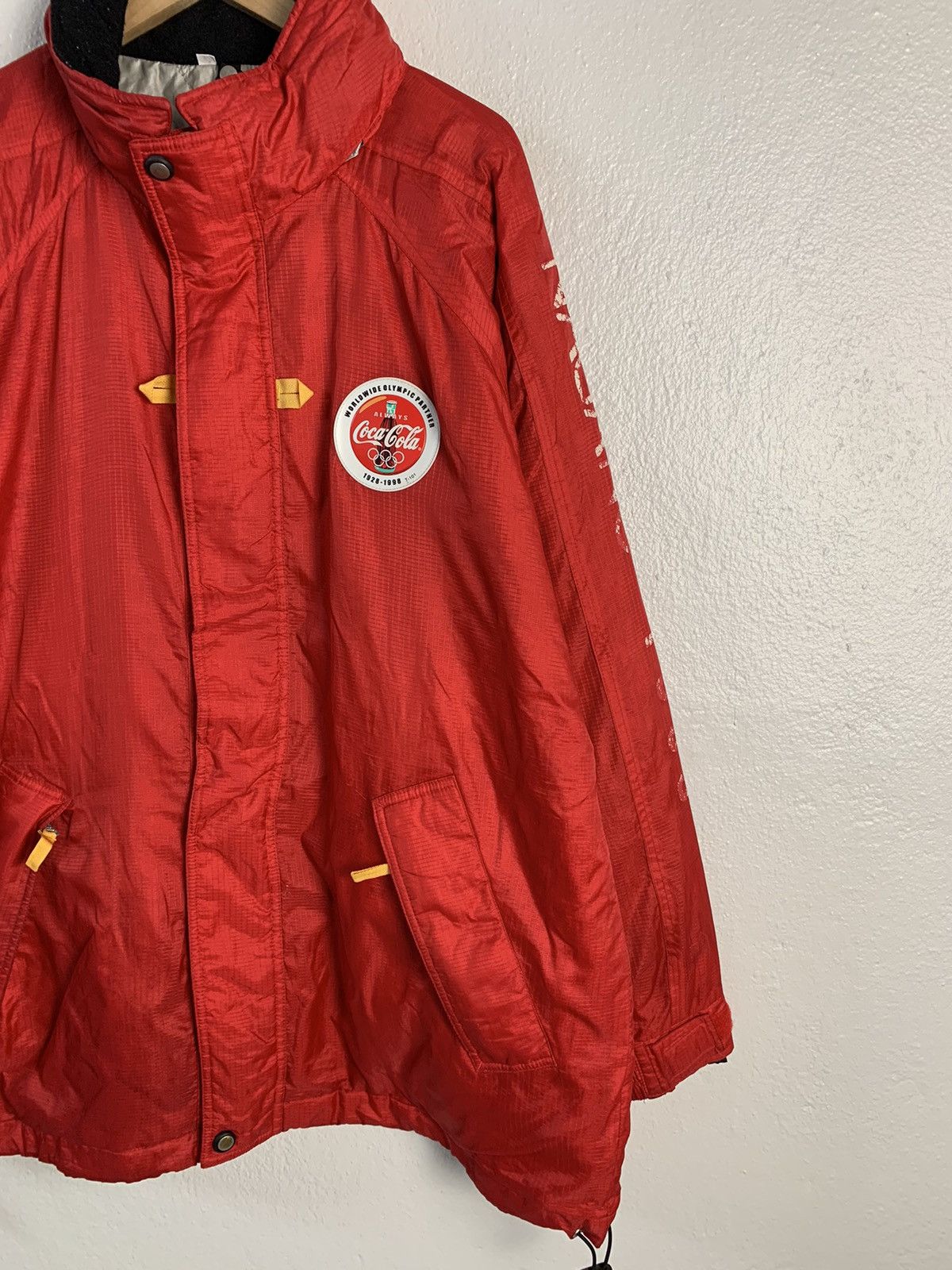 Coca Cola Vintage Coca-Cola Nagano Winter Olympic1998 Jacket Size US XL / EU 56 / 4 - 3 Thumbnail