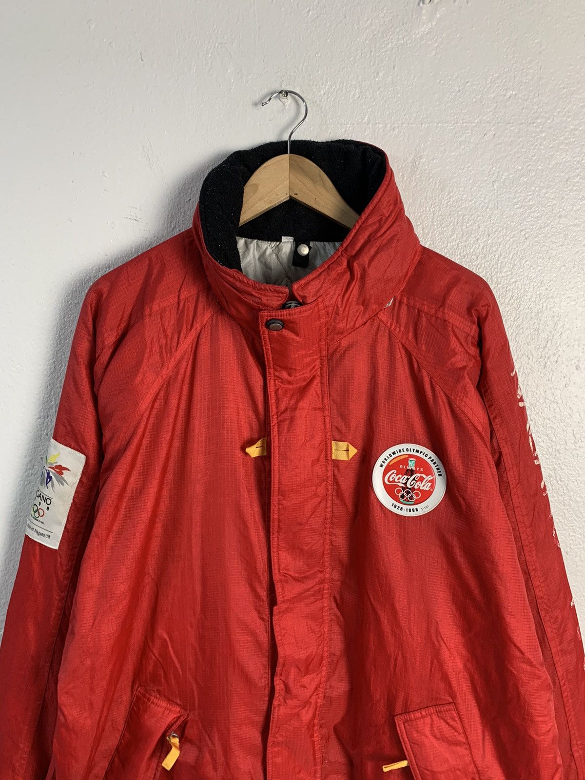 Coca Cola Vintage Coca-Cola Nagano Winter Olympic1998 Jacket Size US XL / EU 56 / 4 - 4 Thumbnail