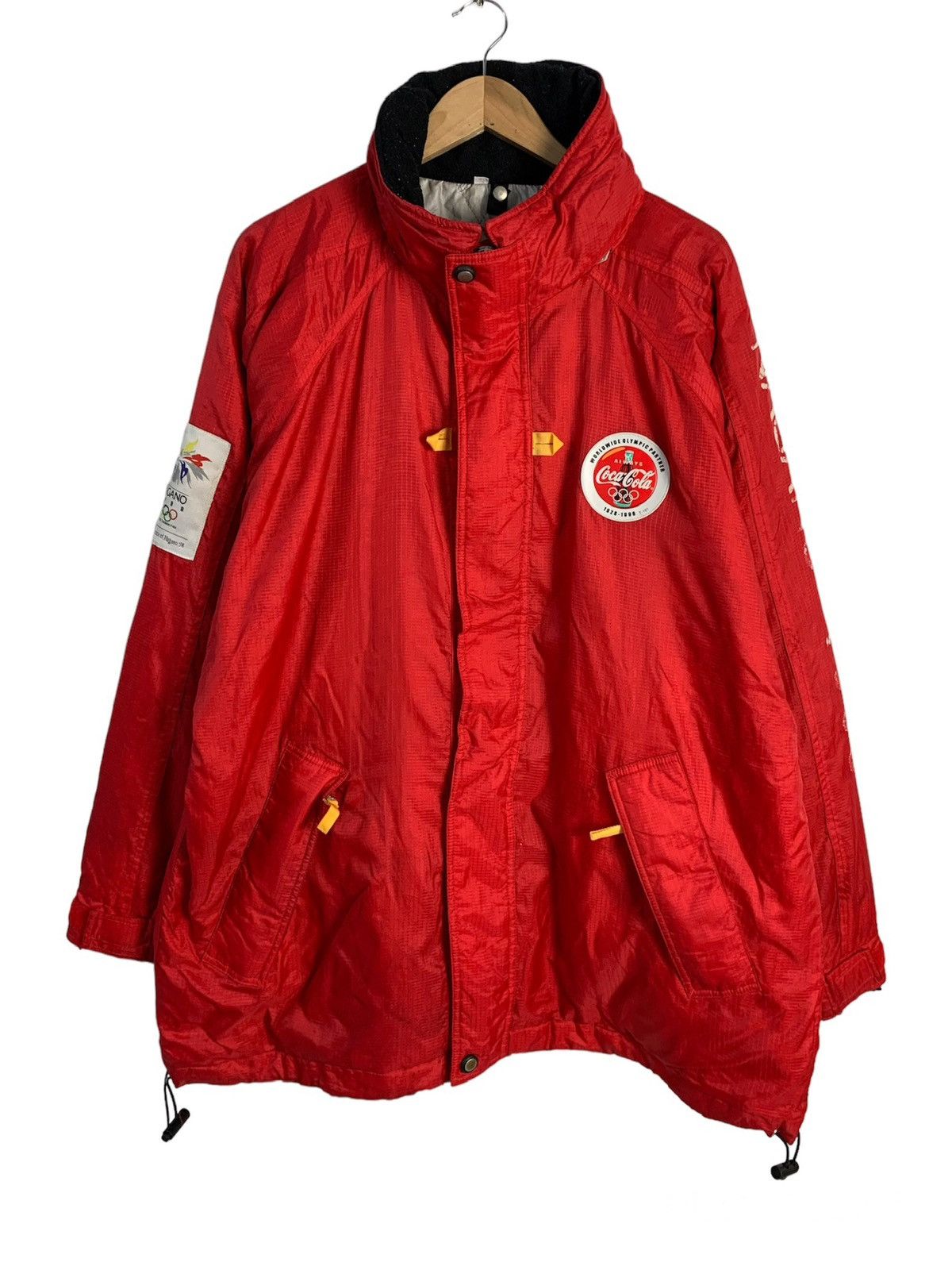 Coca Cola Vintage Coca-Cola Nagano Winter Olympic1998 Jacket Size US XL / EU 56 / 4 - 1 Thumbnail