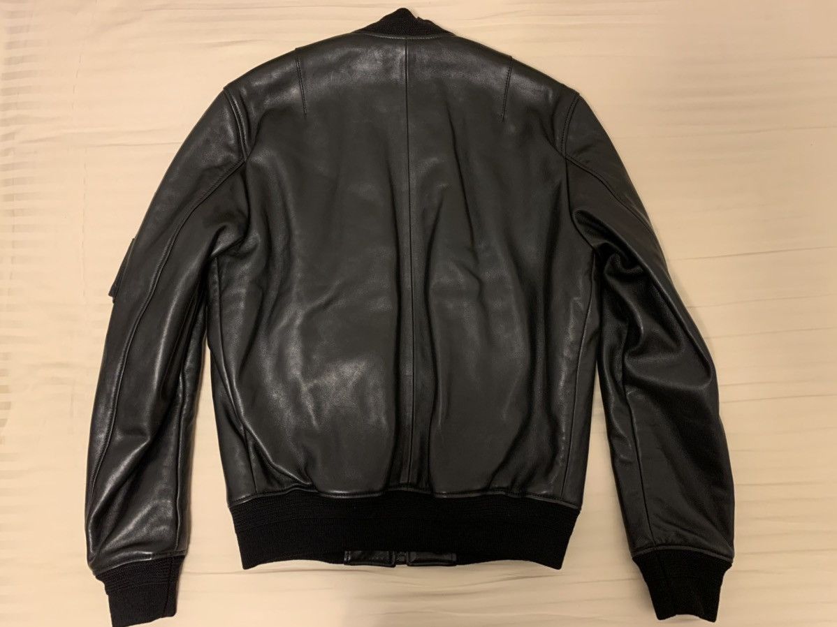 Saint Laurent Paris 🔥Brand New🔥Leopard Lined Leather Bomber Jacket Size US S / EU 44-46 / 1 - 10 Thumbnail