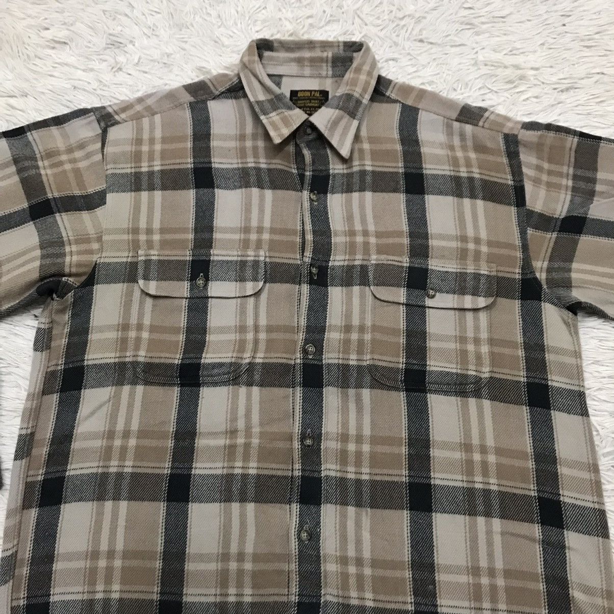 Flannel Vintage 90s Boon Pal surplus issue garment flannel shirts Size US L / EU 52-54 / 3 - 8 Thumbnail