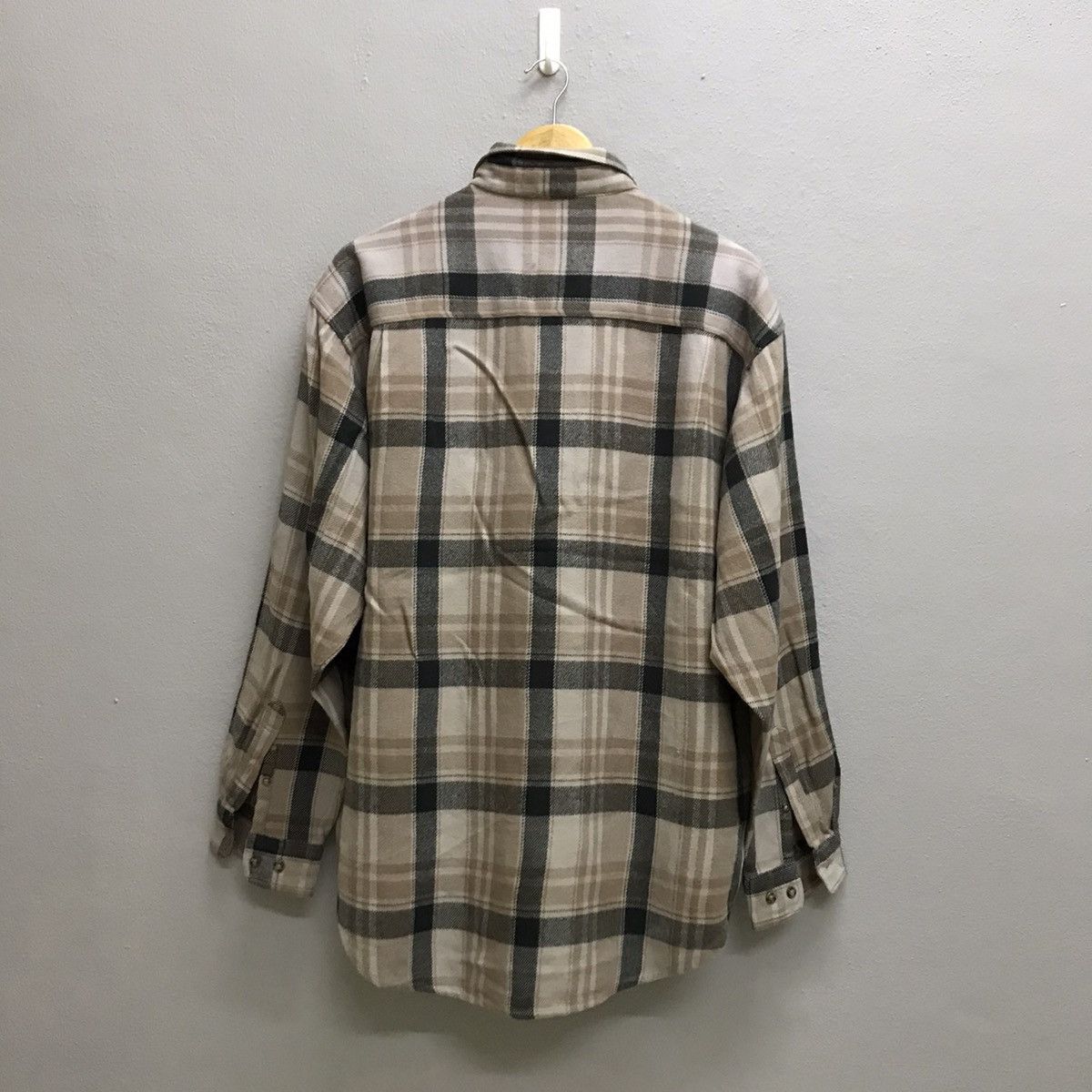 Flannel Vintage 90s Boon Pal surplus issue garment flannel shirts Size US L / EU 52-54 / 3 - 6 Thumbnail